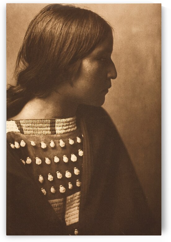 Arikara Girl by Edward S. Curtis 1908 by ValergeneArt