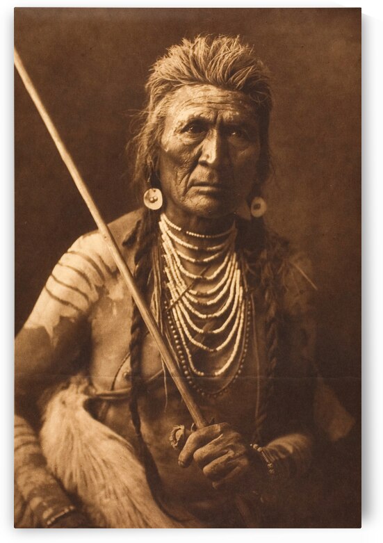 Wolf Apsaroke by Edward S. Curtis 1908 by ValergeneArt