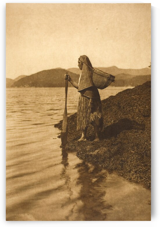 The Seaweed Gatherer by Edward S. Curtis 1915 by ValergeneArt