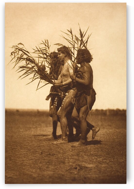 Arikara Medicine Ceremony the Ducks by Edward S. Curtis 1908 by ValergeneArt