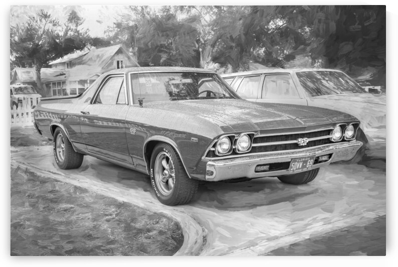 1969 Red Chevrolet El Camino SS 396 X15 3 by Rich Franco