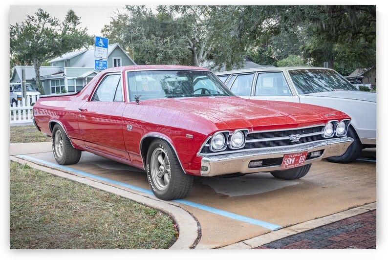 1969 Red Chevrolet El Camino SS 396 X15 4 by Rich Franco