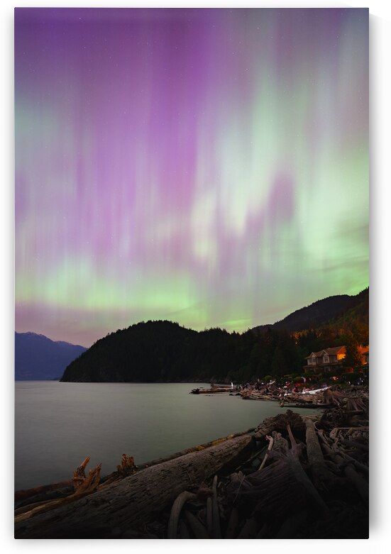 Squamish Northern Lights by Josh Woodman Photography