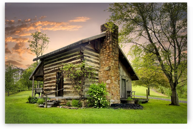 A.P. Carter Cabin at Carter Family Fold in Maces Springs VA by Shelia Hunt Photography