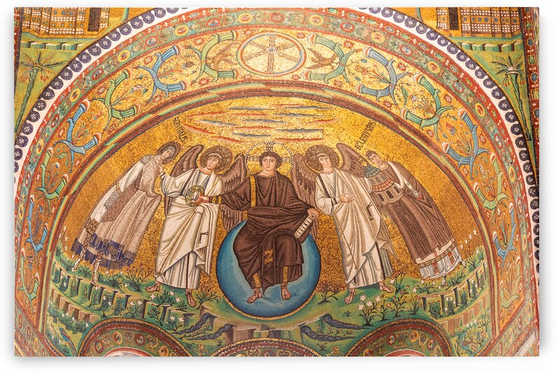 Italy San Vitale Basilica famous for the ancient mosaics inte by Paolo Modena