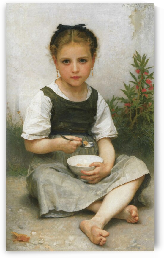 William-Adolphe Bouguereau - The Breakfast . Le dejeuner du matin. 1887 by Wirla