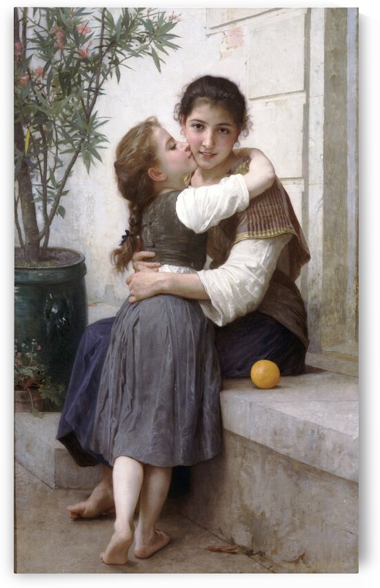 William-Adolphe Bouguereau - A Little Coaxing . 1890 by Wirla