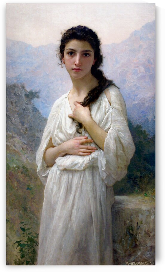 William-Adolphe Bouguereau - Meditation . 1901 by Wirla