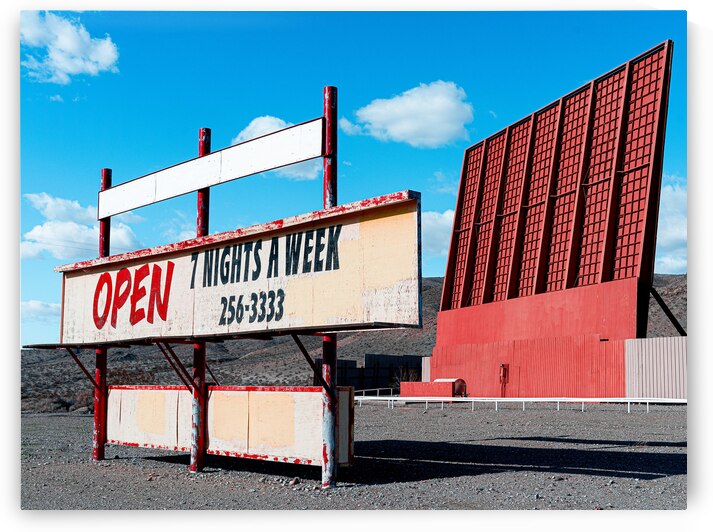 Skyline Drive-in Theater by Mark Schacter