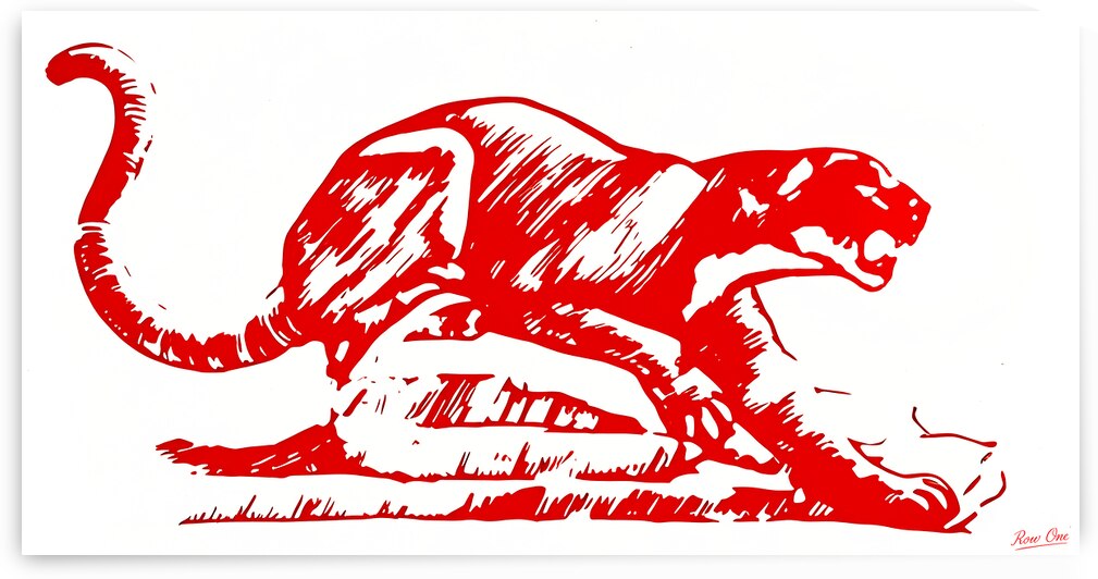 1981 Cougar Art by Row One Brand