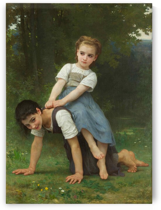 William-Adolphe Bouguereau - The Horseback Ride . 1884 by Wirla