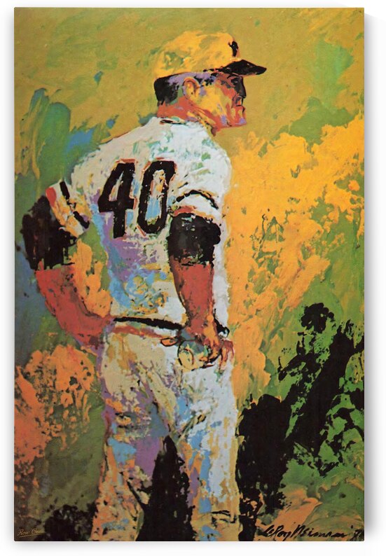 1974 Pittsburgh Pirates Danny Murtaugh Art by Row One Brand