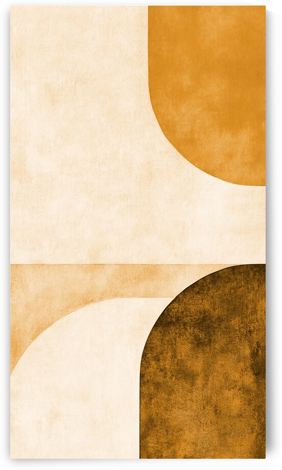 Neutral Textured Abstract by Travelling Light