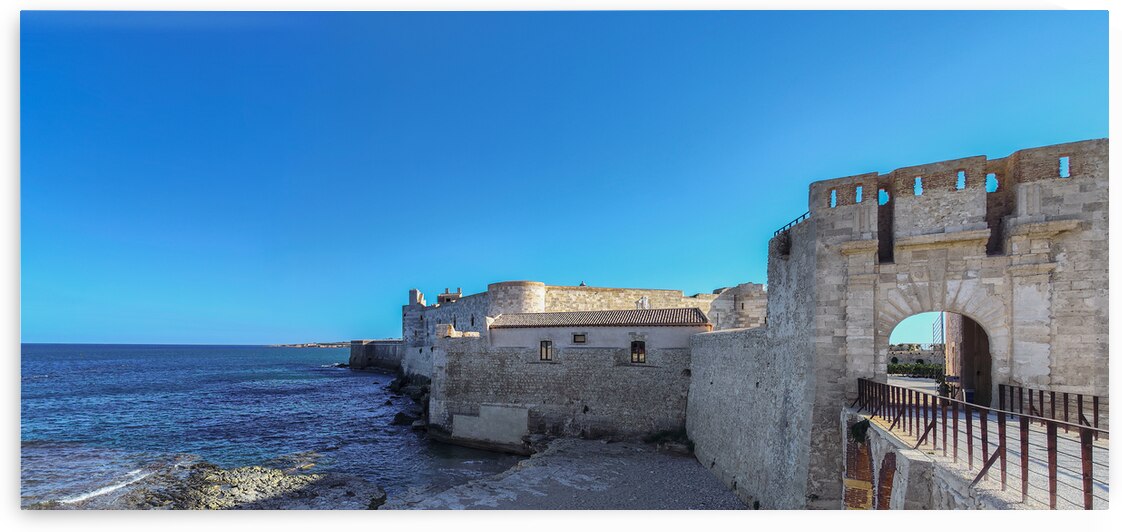 Castello Maniace at sunset in Syracuse - Sicily - ITALY by fondantpixels