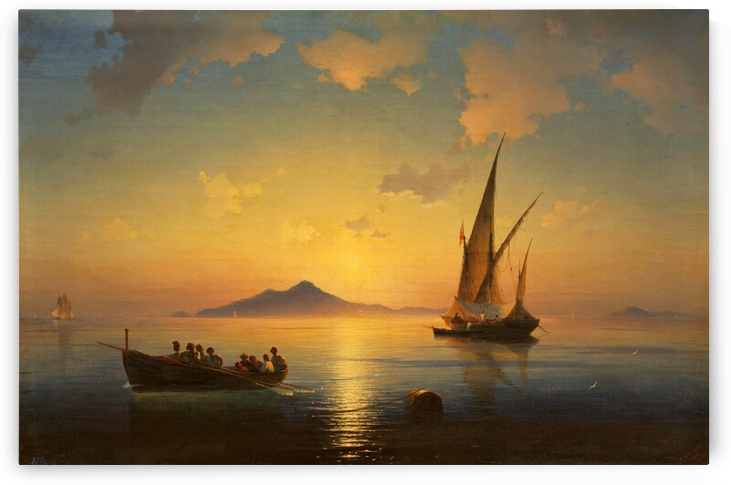 Ivan Aivazovsky - The Bay of Naples .1841 by Wirla