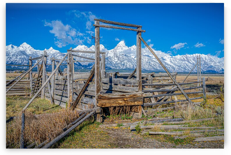 Mormon Row Ranch by Geoffrey Prior