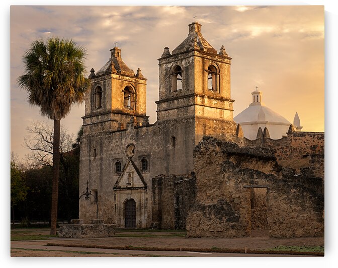 Morning at Mission Concepción by Andy Crawford
