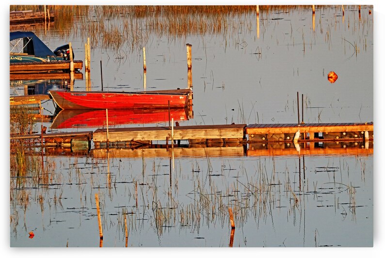 Docked At The Key River by Deb Oppermann