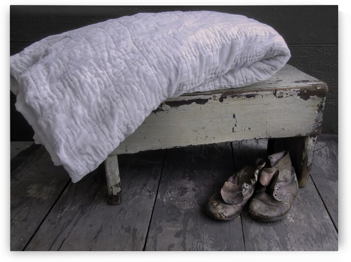 Shoes Neatly Under the Bench by Thea Menagh