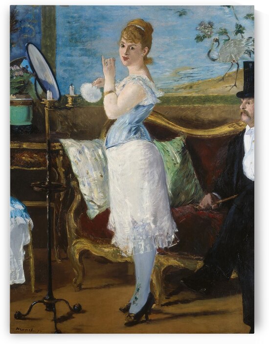 Edouard Manet - Nana . 1877 by Wirla