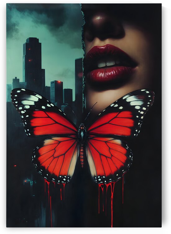 Butterfly in the city by NurpuArt