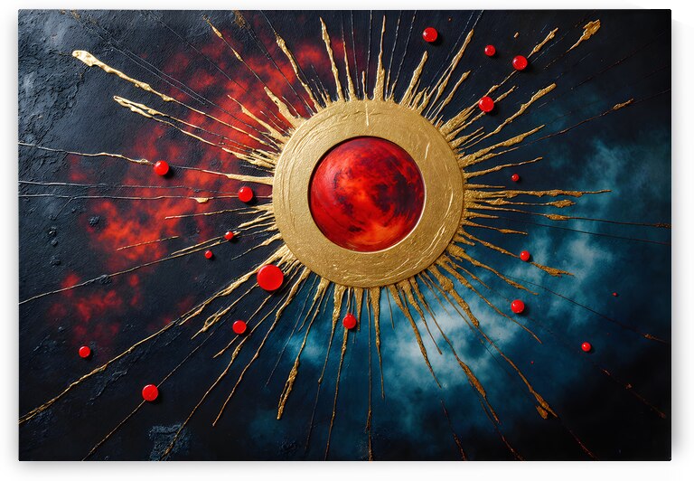 Cosmic sun by NurpuArt