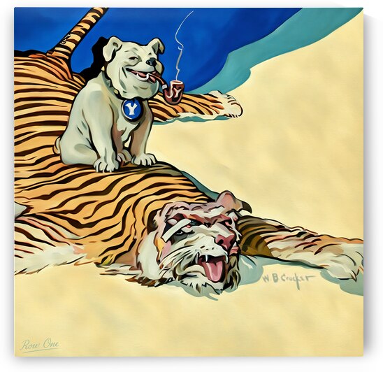 1940s Princeton Yale Cartoon Art by WB Crocker by Row One Brand