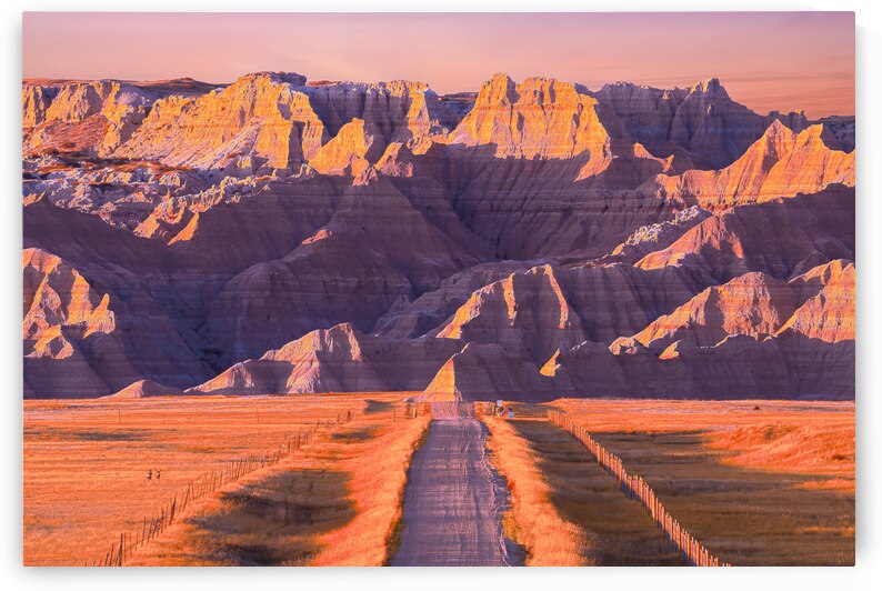 Badlands Sunset by Geoffrey Prior
