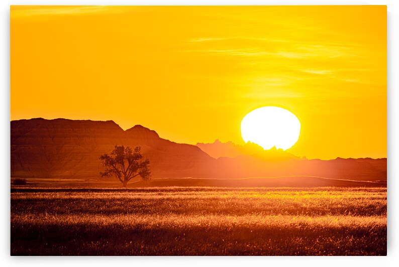 Badlands Sunrise by Geoffrey Prior