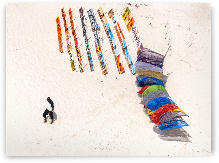 Beach vendor by Riley Fine Art Photography