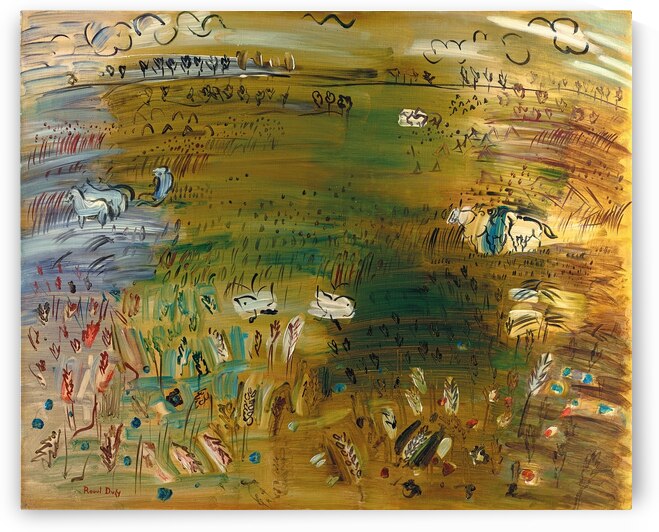 Le Grand champ de blé [1933] by Raoul Dufy [1877–1953] by MyCozyFineArt