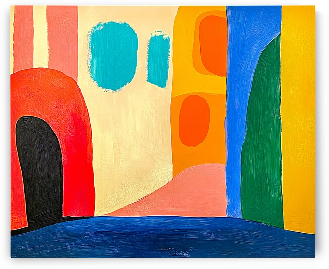 Modern Abstract Color Pop by Travelling Light