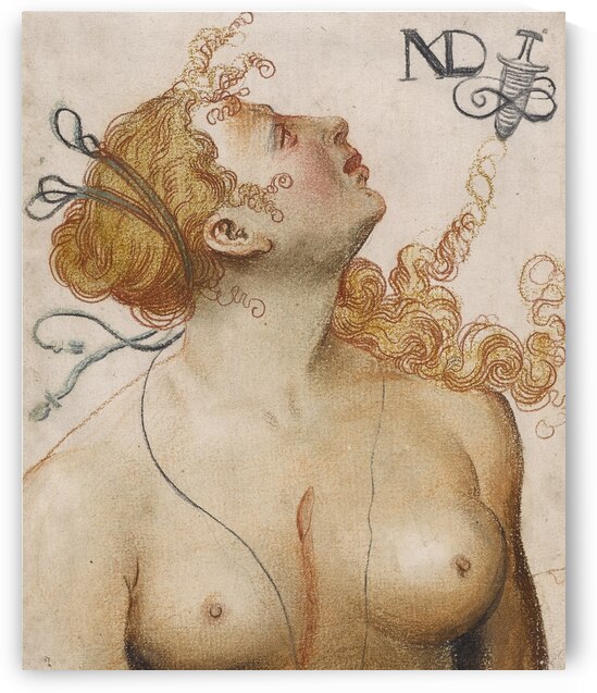 Bust of the dying Lucretia [1518] by Niklaus Manuel [1484–1530] by MyCozyFineArt