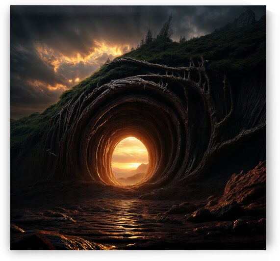  Mysterious Tunnel  by Aniima Illussiya