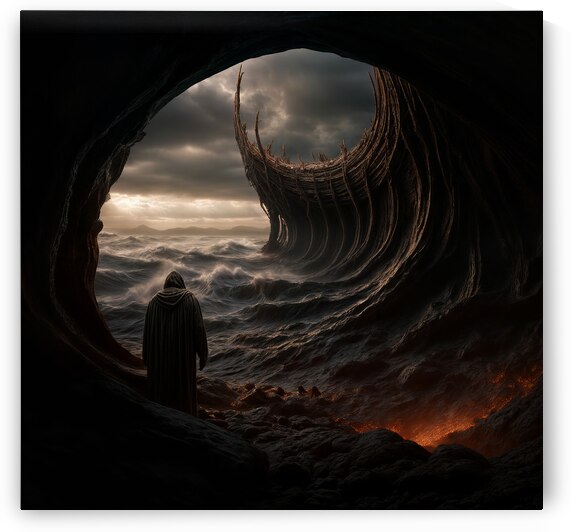  Turbulent Seascape  by Aniima Illussiya