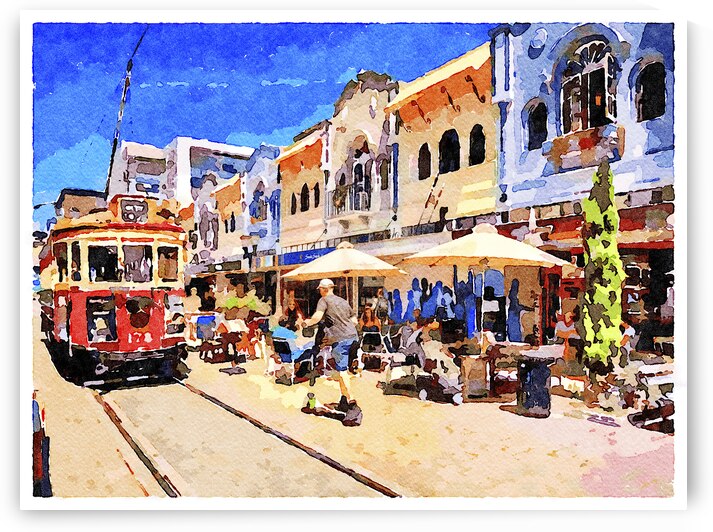 New Regent Street Christchurch New Zealand by Travelling Light