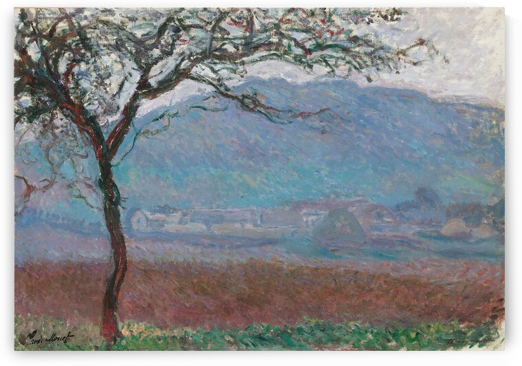 Champ À Giverny [1887] by Claude Monet [1840–1926] by MyCozyFineArt