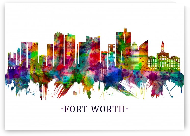 Fort Worth Texas Skyline by Towseef Dar