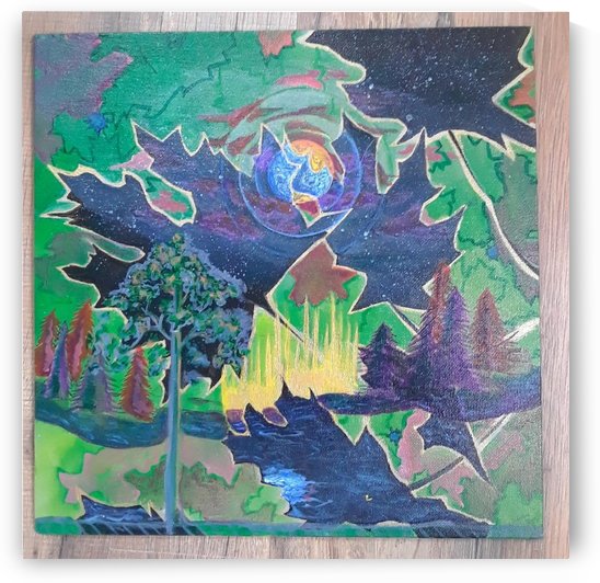 maple moonset by Kelsey Fedorchak