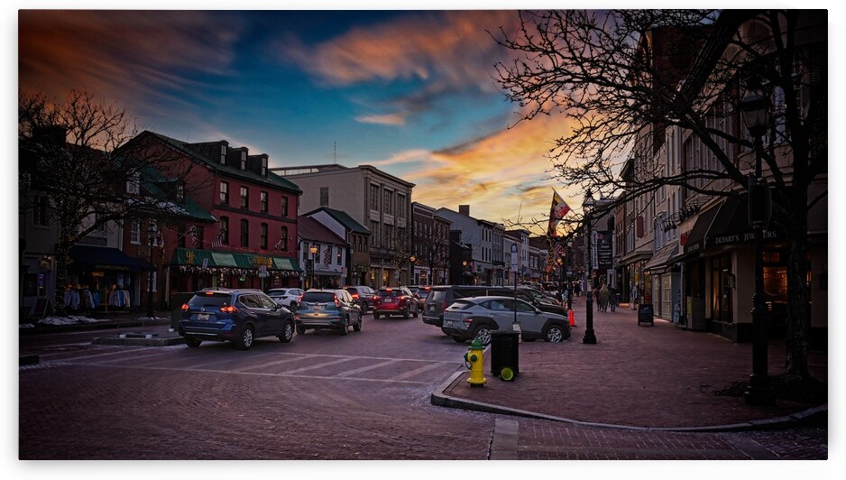 Annapolis Main Street by Mark Barrett Photography
