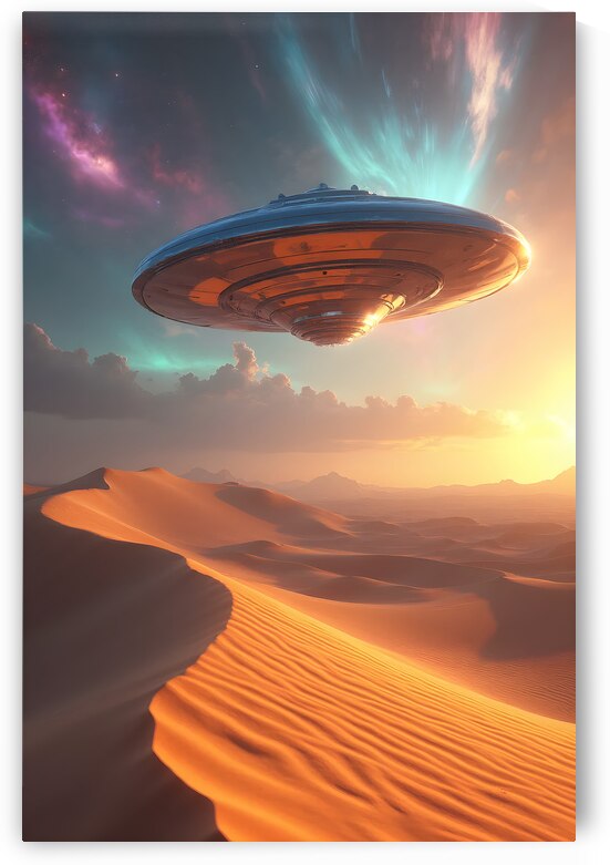 Celestial Mirage: The UFO Over the Endless Dunes by James Derrick