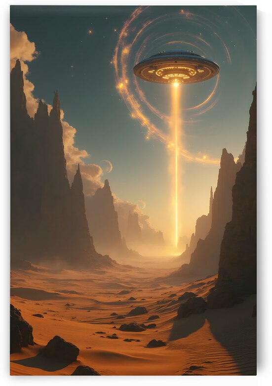 Celestial Beacon: The UFO Over the Golden Expanse by James Derrick