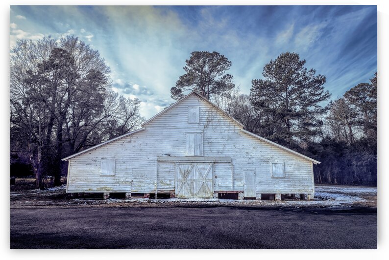 Galivants Ferry Holliday Farm White Barn by Norma Brandsberg Photography