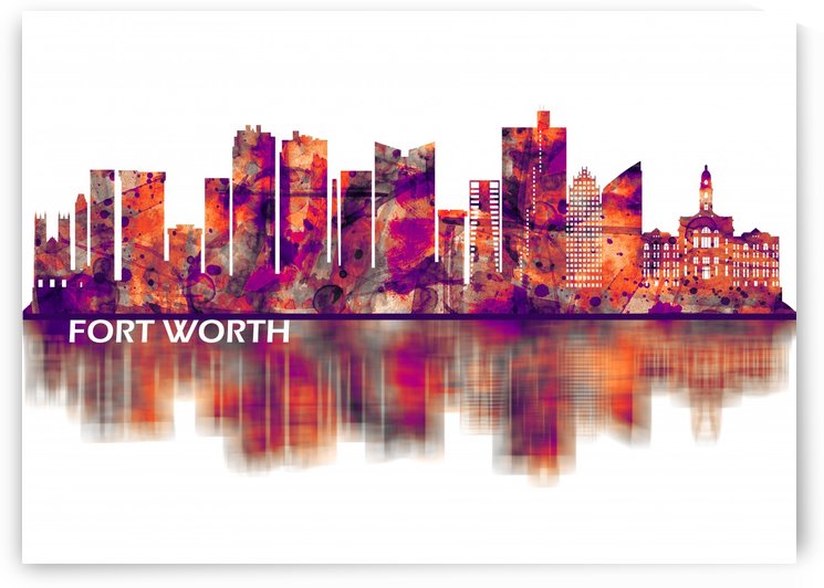 Fort Worth Texas Skyline by Towseef Dar