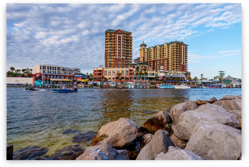 Boat Traffic At Destin Harbor by Jennifer White