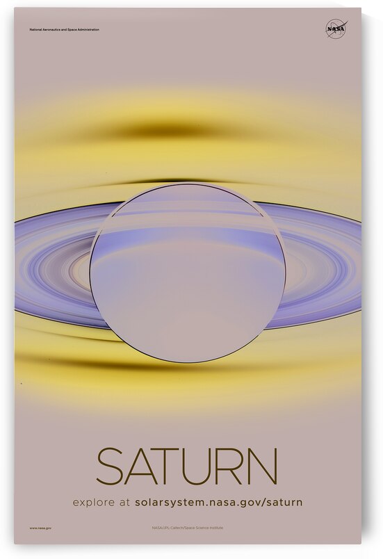NASA Explore Posters - Saturn B by AA Images