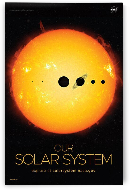 NASA Explore Posters - Solar System B by AA Images