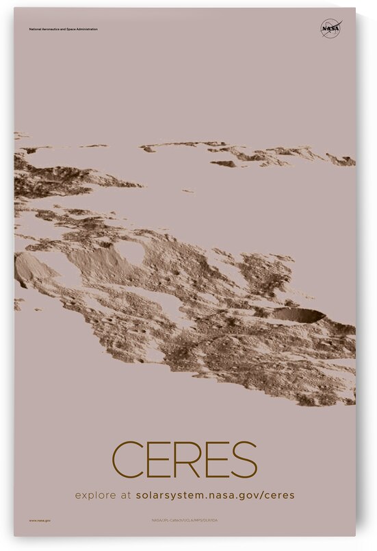 NASA Explore Posters - Ceres B by AA Images
