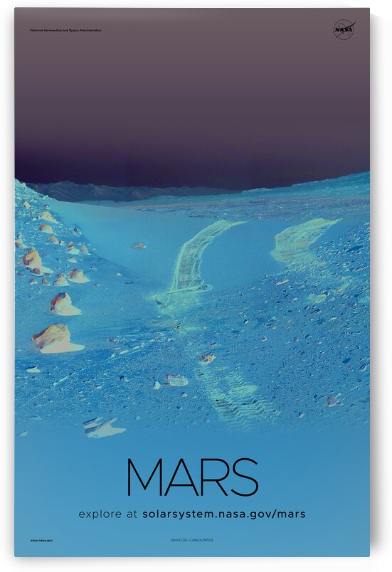 NASA Explore Posters - Mars C by AA Images