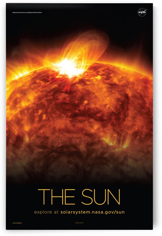 NASA Explore Posters - Sun C by AA Images